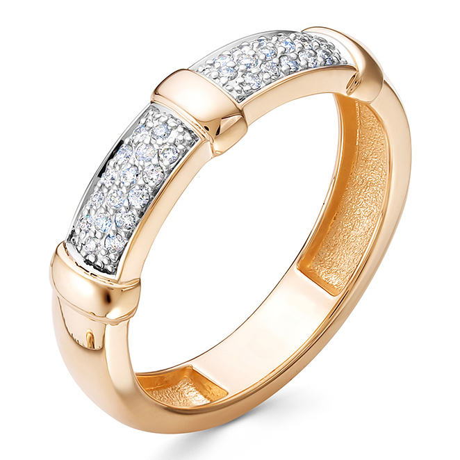 Кольцо, золото, бриллиант, 4118-110